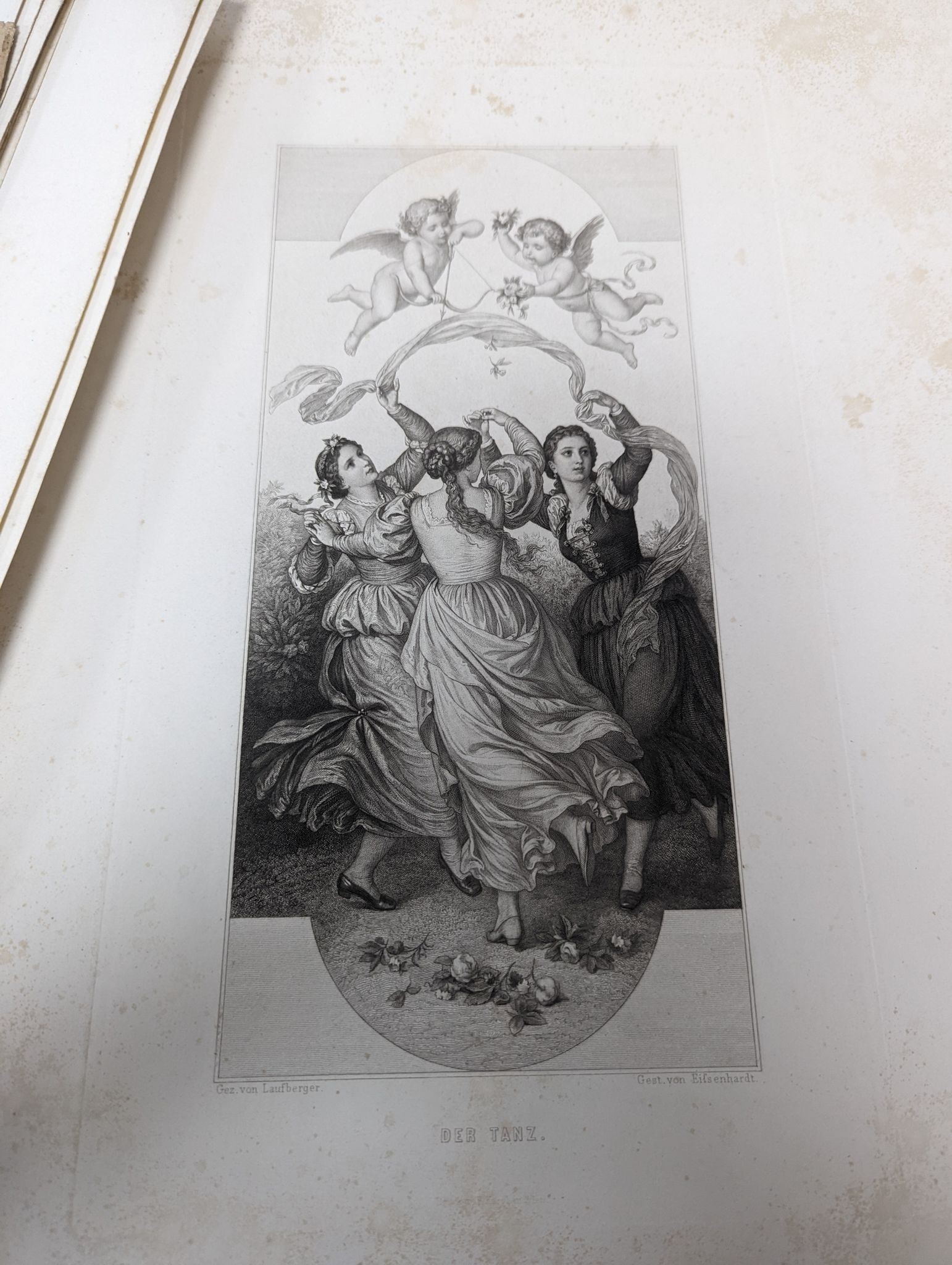 A folio of 19th century German and Austrian hand coloured prints and steel engravings Approx. 40 x 50cm.